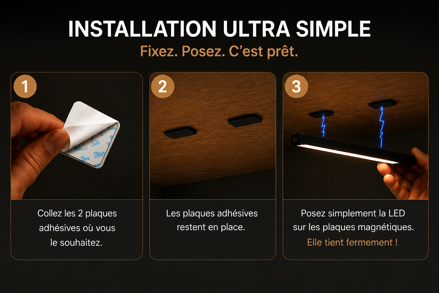 NUVRA LED installation ultra simple